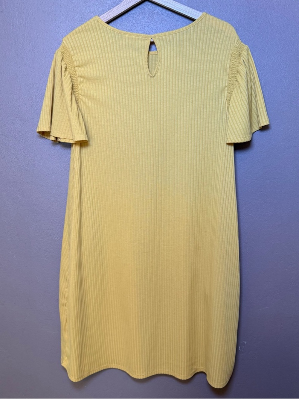 LuLaRoe Roselyn Dress Mustard Yellow Size XL - Picture 10 of 15